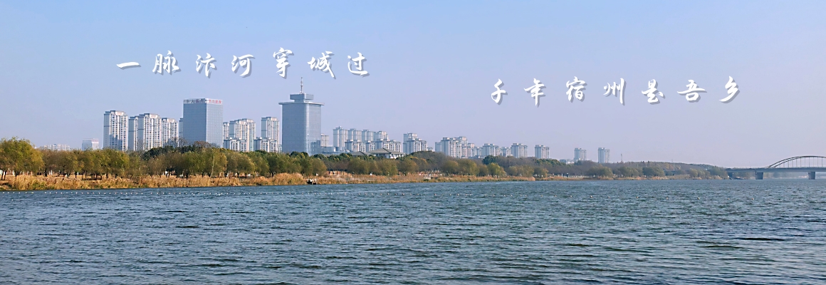 一脉汴河穿城过，千年宿州是吾乡